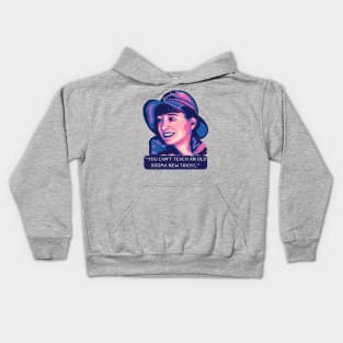 Dorothy Parker Portrait and Quote Kids Hoodie